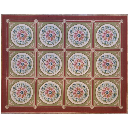 Tapis Aubusson style Empire, dessin 3