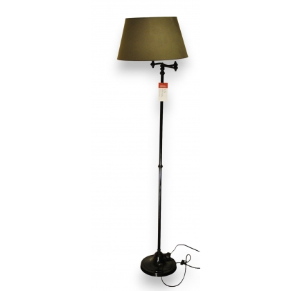 Lampadaire modèle articulé, pied noir,