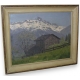 Tableau "Chalet devant la Dent de Morcles"