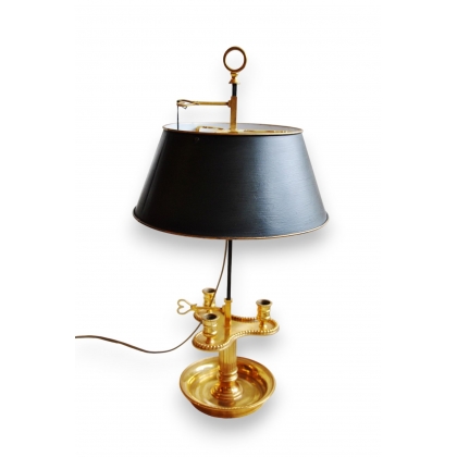 Lampe bouillotte style Louis XVI bronze