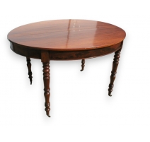 Oval dining table, with one 35