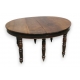 Oval dining table with 6 feets.