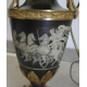 Paire de vases en pocelaine bleu blanc Dragon