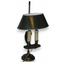 Lampe bouillotte à deux lumières en