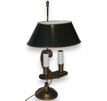 Lampe bouillotte à deux lumières en