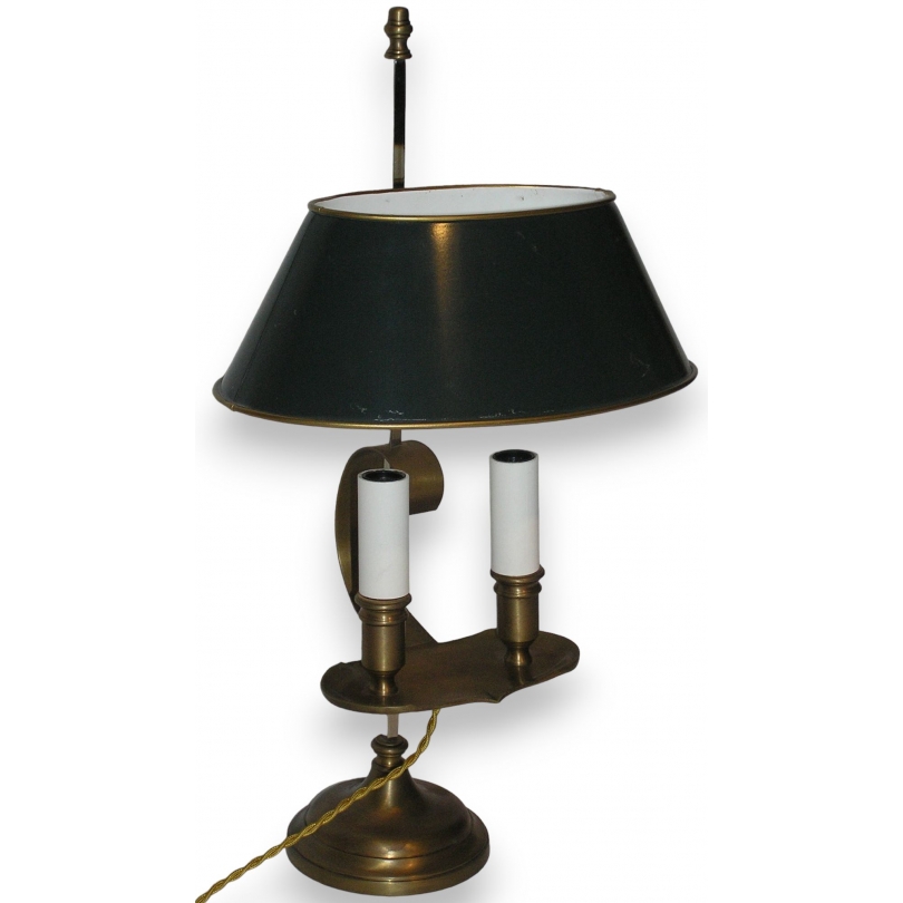 Lampe bouillotte à deux lumières en