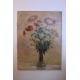 Huile sur toile Suisse "Bouquet de