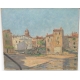 Huile sur toile "Rousillon 1954" signée