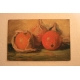 Huile sur panneau "Oranges" Suisse de