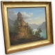 Painting "The Church of Ringenberg, Lake Brienz"