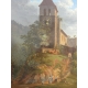 Painting "The Church of Ringenberg, Lake Brienz"