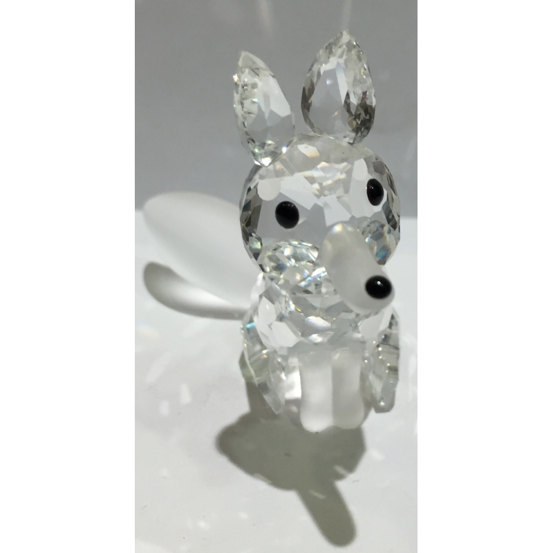 swarovski crystal fox figurine