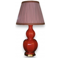 Lampe Alexander, en céramique ocre