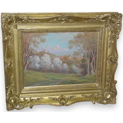 Painting "Landscape", signed MOHR.