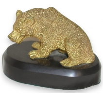 Panier pour animaux en bronze patiné