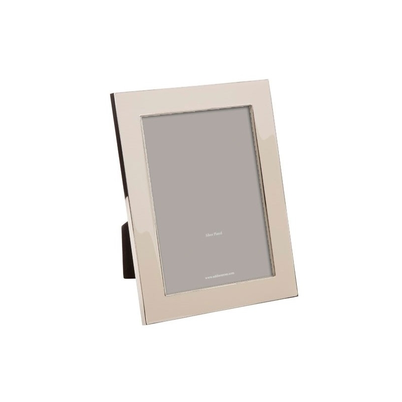 Photo frame enamelled grey, sand, large