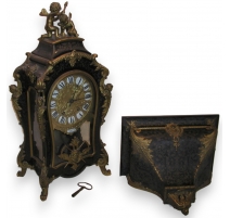 Régence Boulle inlay matel clock, THURET.