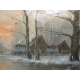 Tableau "Paysage d'hiver".