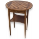 Oval chess table with one draw