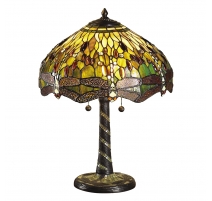 Lampe "Libellules vertes" style Tiffany