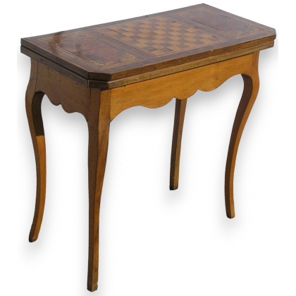 Louis XV marquetry games table