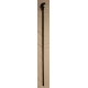 Blackened beech walking stick with horse