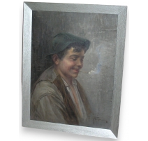 Tableau "Jeune homme", signé FRIGERIO