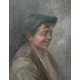 Tableau "Jeune homme", signé FRIGERIO