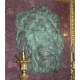 Pair of "lions heads" sconces,