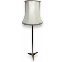 Lampe sur pied tripode en laiton