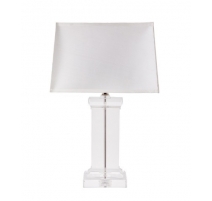 Lampe colonne rectangulaire "Cielo" en cristal