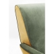 Fauteuil Luna haut dossier vert