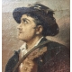 Painting "Italian musician", signed ROBERT.