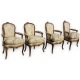 Set of 4 armchairs