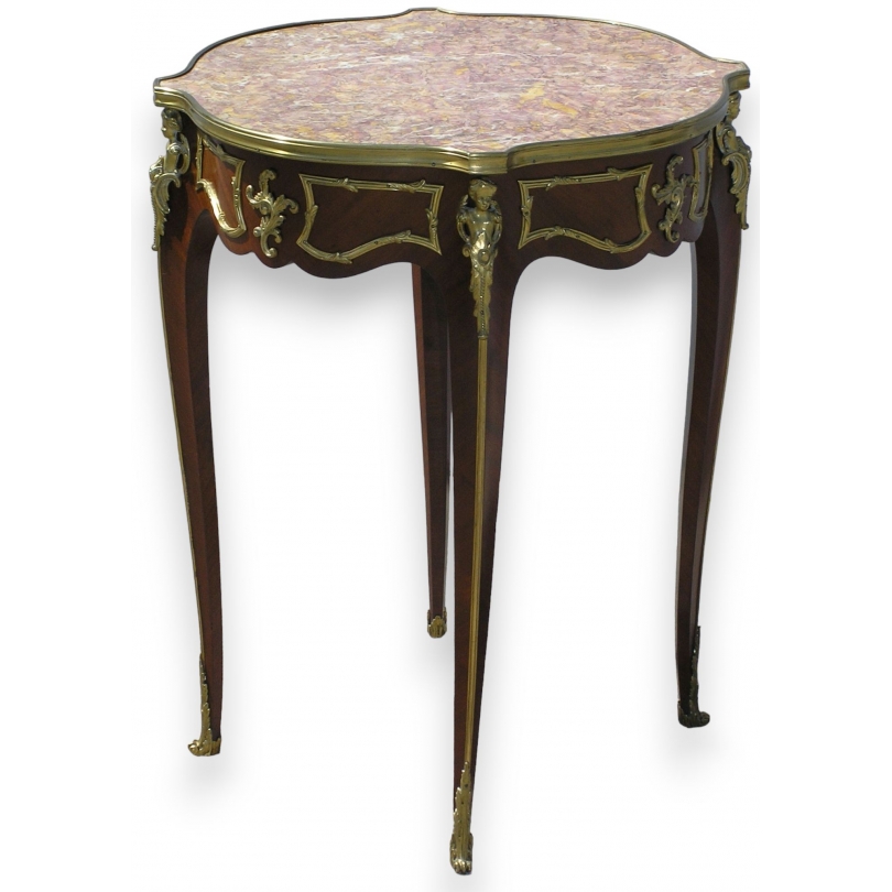 Louis XV bouillotte table