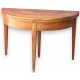 Directoire half circle table