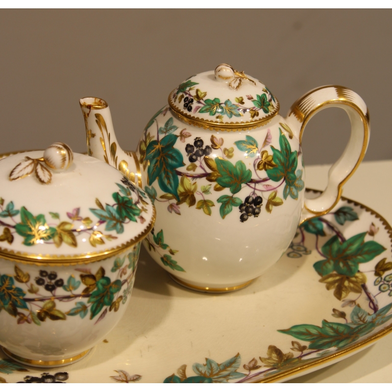 Tea set porcelain ivy, DANIELL London, - Moinat SA - Antiquités décoration