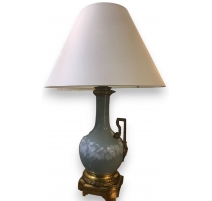 Lampe en porcelaine céladon de Sèvres