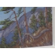 Painting "Mountains and trees"