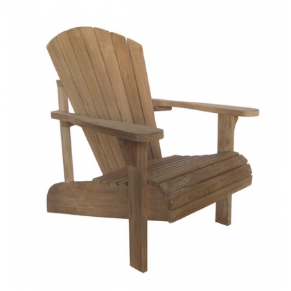 Fauteuil de jardin "Adirondack" en teck