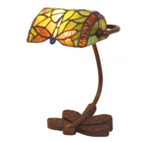 Lampe de bureau style Tiffany Libellule