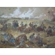 Watercolor "Battle Scene", sig