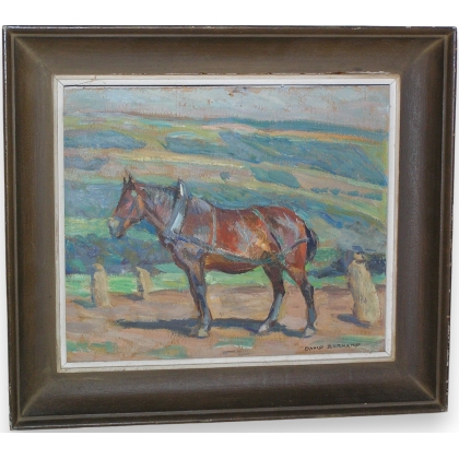 Painting "Horse", BURNAND