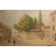 Tableau "Nyon" signé S. ROCHAT