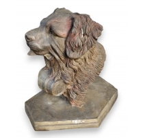 Bronze "Tête de Saint-Bernard"