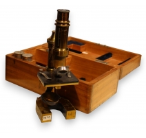 Microscope marqué A. MEYER & Co, ENGE-ZÜRICH