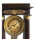 Empire clock mahogany and gilt