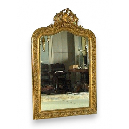 Louis Philippe carved mirror.