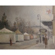 Tableau "Les Carrousels" signé E. MARTIN 46