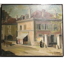 Tableau "Carouge" signé H. SCHOELLHORN